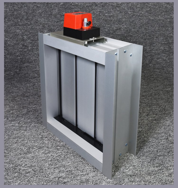 鋁合金電動密閉閥 開關(guān)型 信號反饋 方形風量調(diào)節(jié)閥 通風管道閥門 -